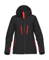 Dames Softshell Jas Stormtech XB-3W Black/Bright Red